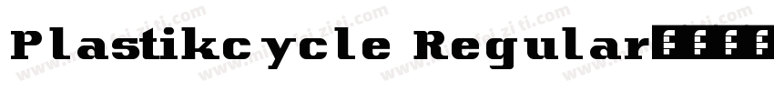 Plastikcycle Regular字体转换